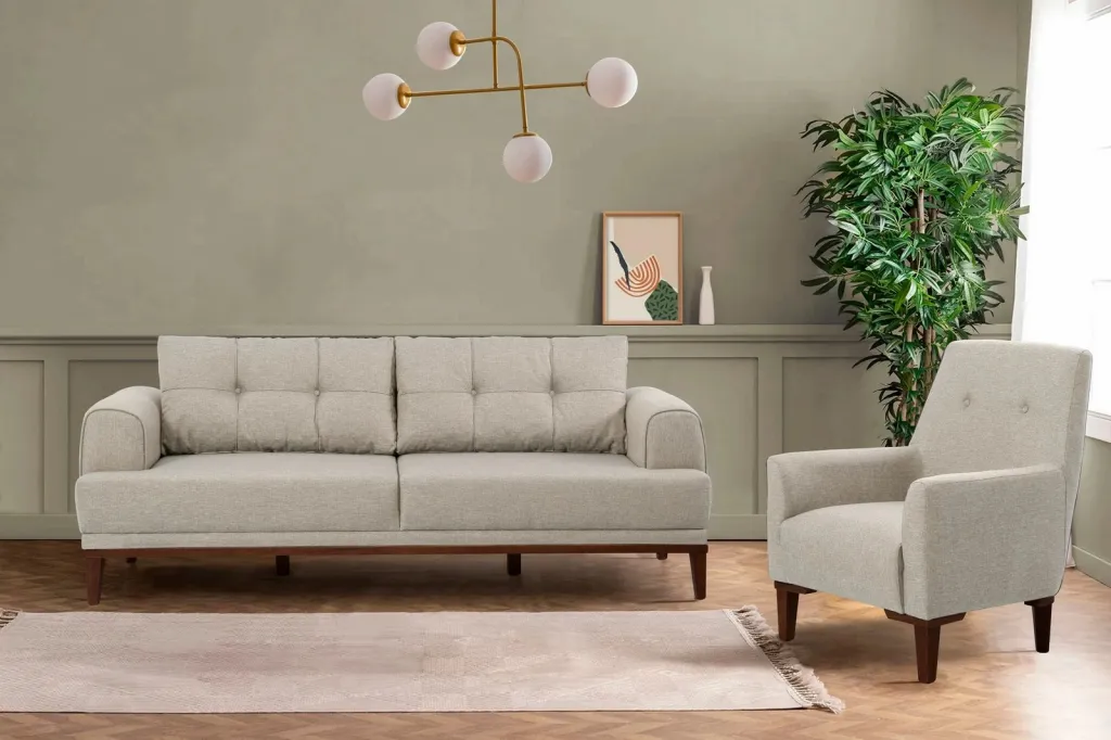 Set divani Atelier del Sofa, Vina, krem dhe arre - 2