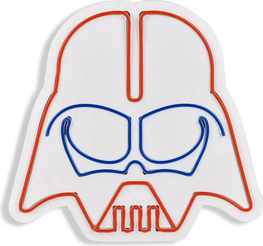 Dekor dritash LED plastike, Darth Vader, e kuqe dhe blu - 7