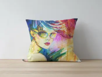 Jastëk dekorativ Aberto Design, a1030, shumëngjyrësh, 43x43cm