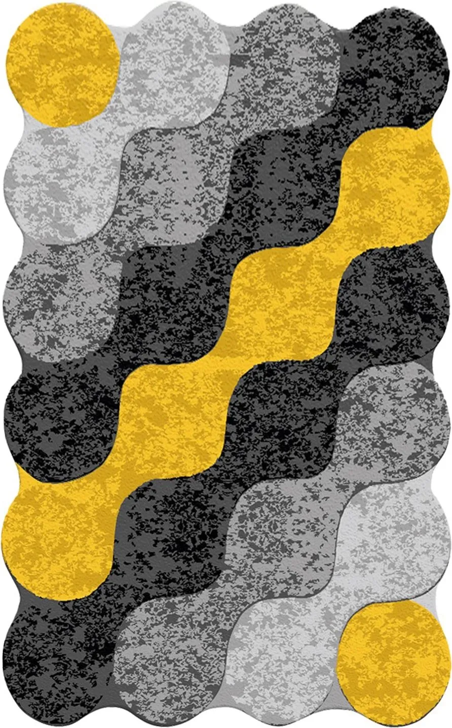 Qilim Conceptum Hypnose, rrethor, shumëngjyrësh, 120x160cm - 2