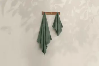Set peshqirësh banjoje (2 copë), Mijölnir, 1034A-071-1, ngjyrë e gjelbër