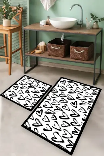 Set tapetash për banjo (2 copë), Mijölnir, zemra të vogla