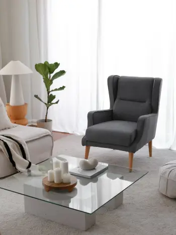 Karrige krahu Atelier del Sofa, Klam, fume