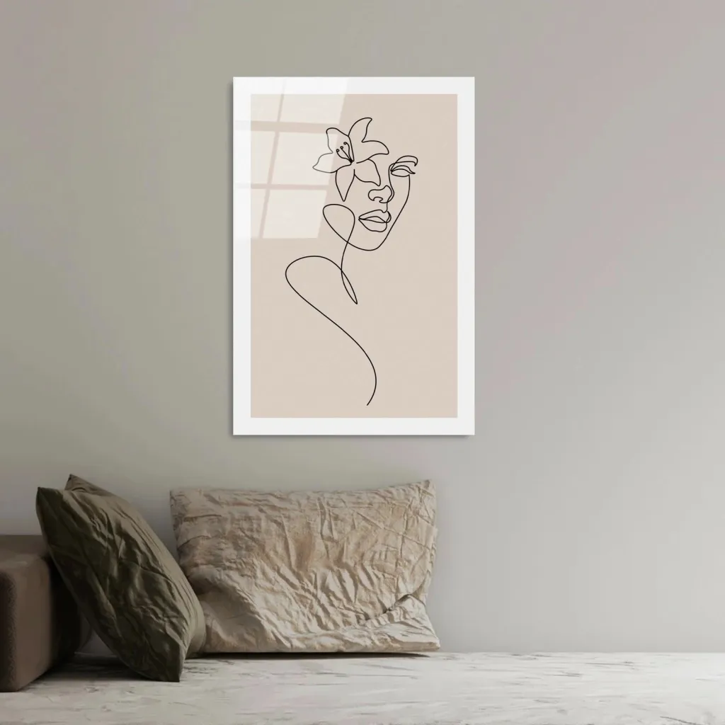 Pikturë dekorative prej xhami të temperuar, Wallity, UV-1036, 30x45cm - 3