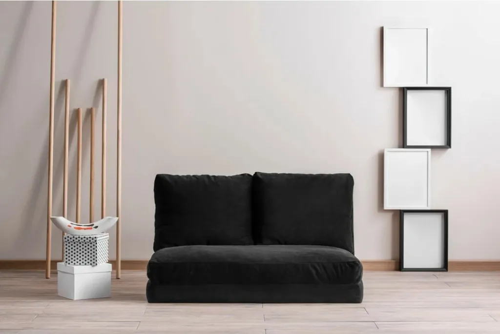 Divan-krevat 2 vendesh Atelier del Sofa, Taida, ngjyrë e zezë - 1