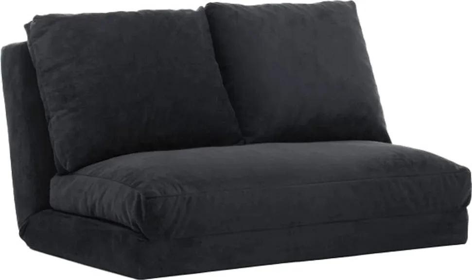 Divan-krevat 2 vendesh Atelier del Sofa, Taida, ngjyrë e zezë - 2