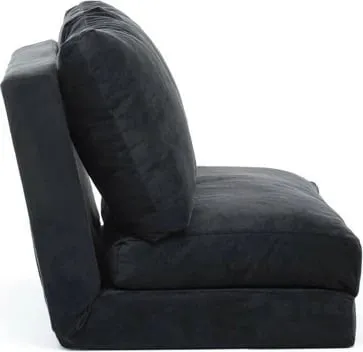 Divan-krevat 2 vendesh Atelier del Sofa, Taida, ngjyrë e zezë - 4