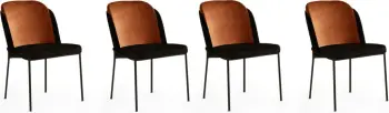 Set Karrigesh (4 Copë) DR, bronz, zezë