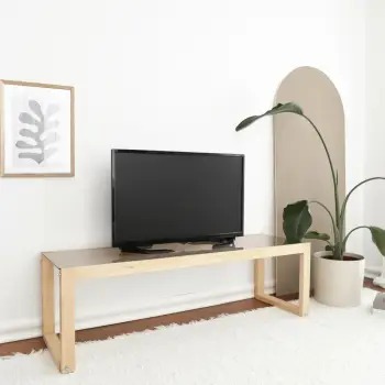 Komodë TV Hanah Home, Via, ngjyrë natyrale