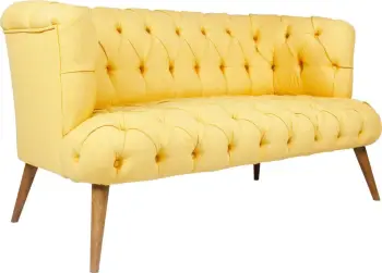 Divan dy-vendësh Atelier del Sofa, West Monroe, ngjyrë e verdhë