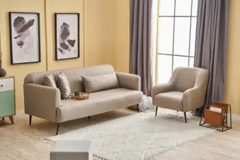 Karrige një vendëshe Revos, kafe, Atelier del Sofa