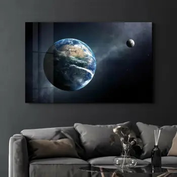 Pikturë dekorative prej xhami të temperuar Wallity, OGLS-7058, 70x110cm
