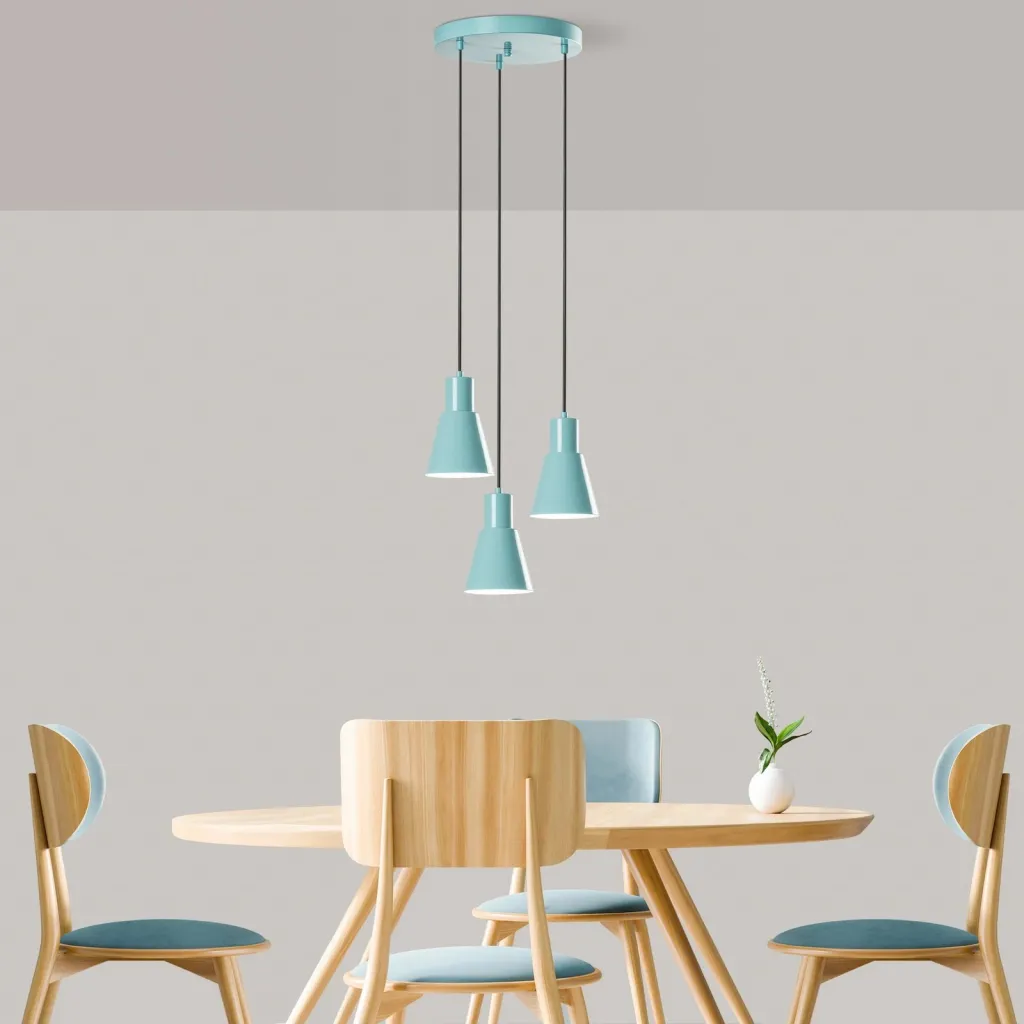 Llambë tavani Opviq, Konikkem - 6357 - 3, ngjyrë turquoise - 1