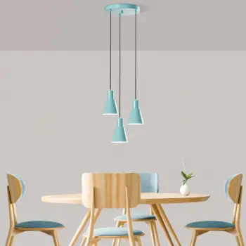 Llambë tavani Opviq, Konikkem - 6357 - 3, ngjyrë turquoise