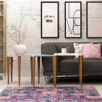 Set tavolinash të vendosshme (3 copë), Hanah Home, Tremo