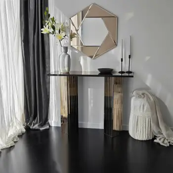 Komodë bronzi Hanah Home, 2 sirtarë