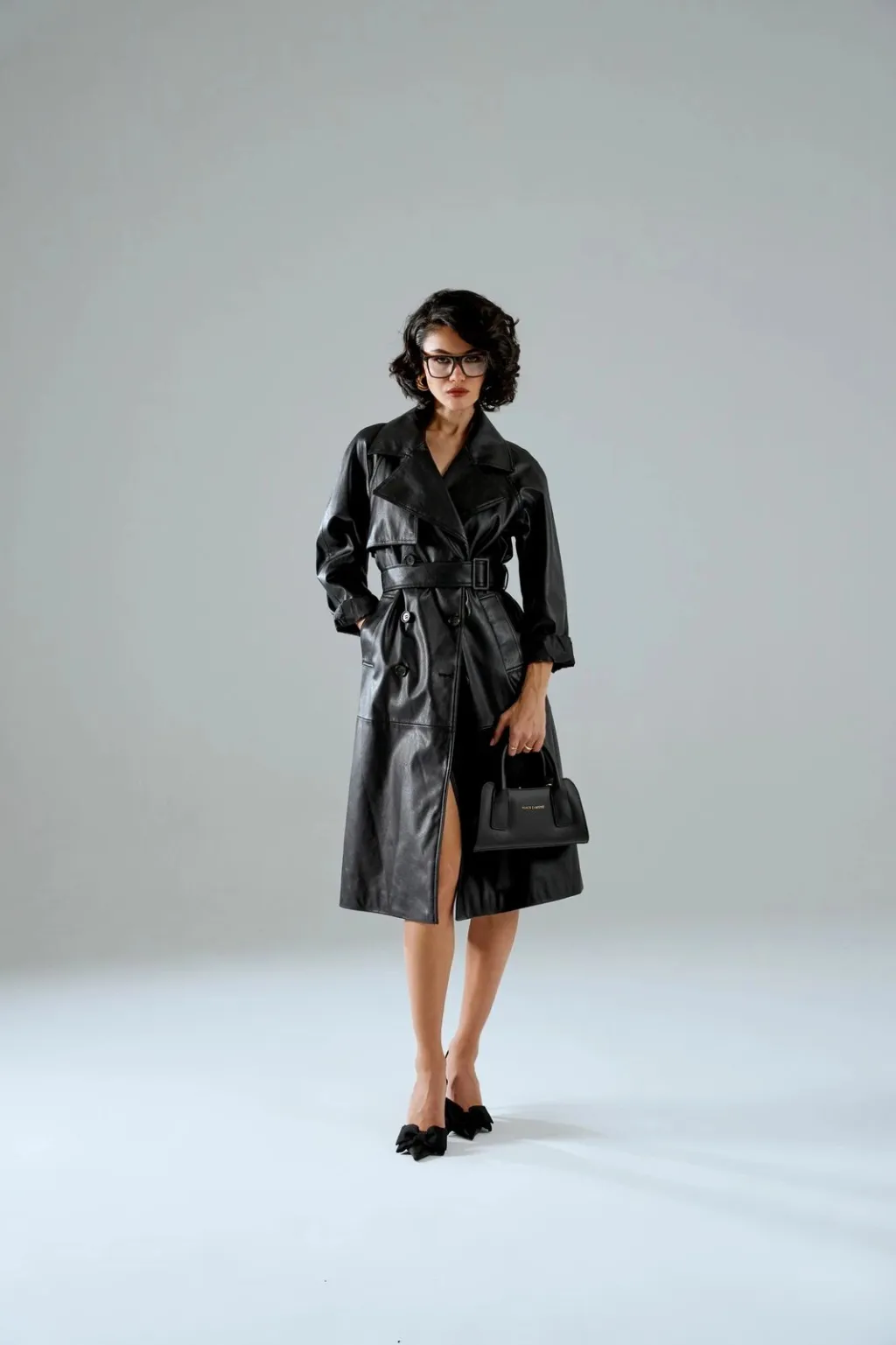 Çantë dore e zezë Vince Camuto, Bergamo - 9