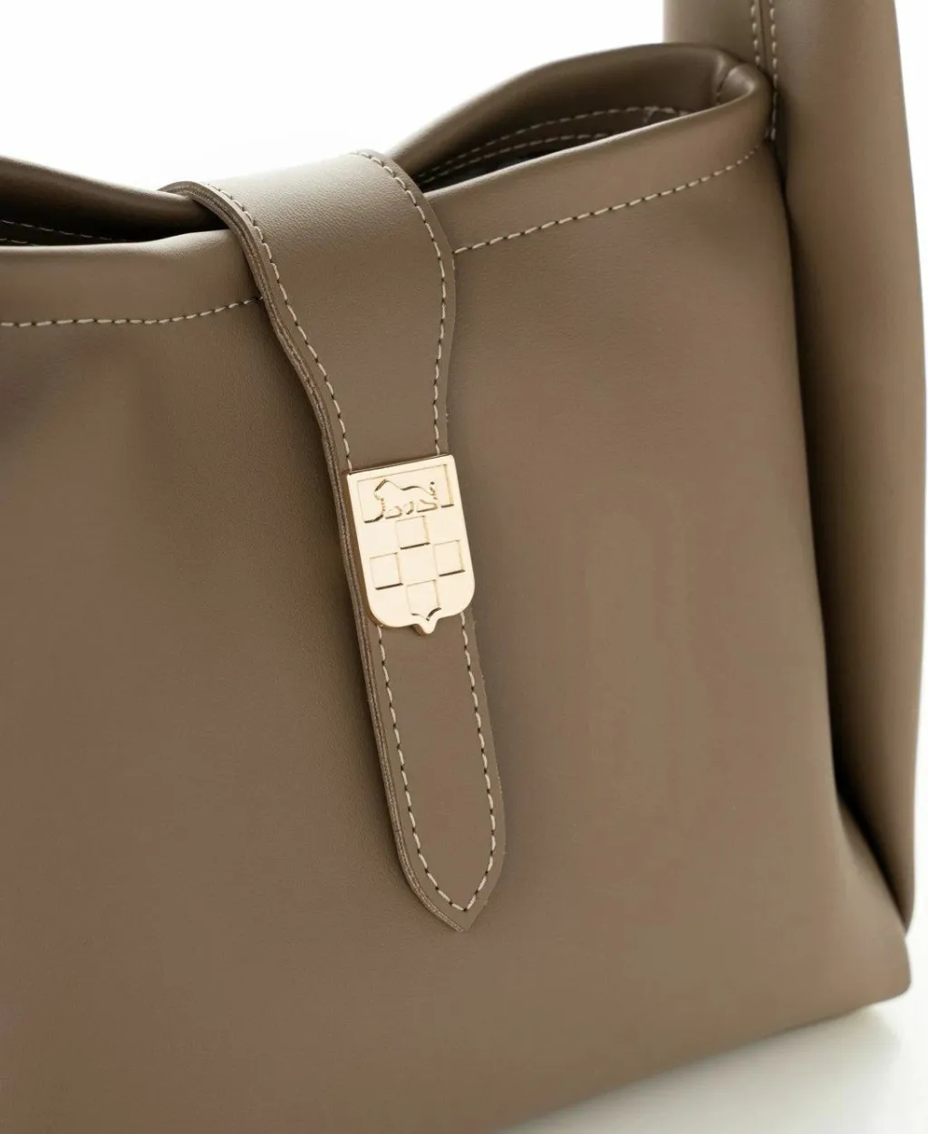 Çantë dore Vince Camuto, ngjyrë mink e errët, Turin - 5