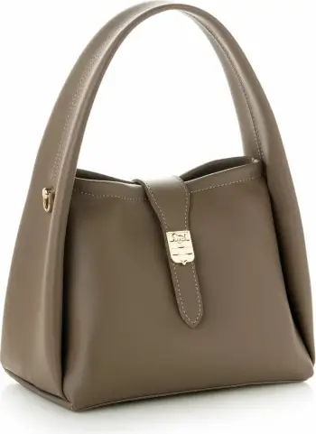 Çantë dore Vince Camuto, ngjyrë mink e errët, Turin