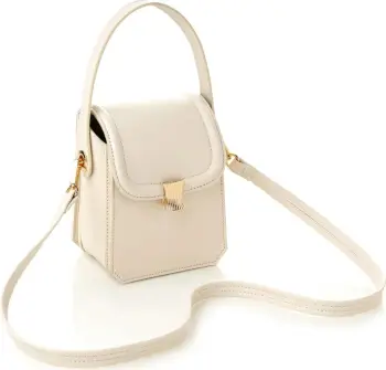 Çantë krahu crossbody, ngjyrë krem, Vince Camuto, Lagoon
