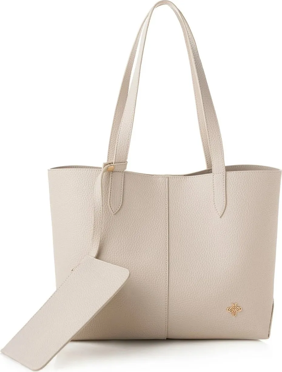 Tote bag Lucky Bees, krem, 1294 - 1