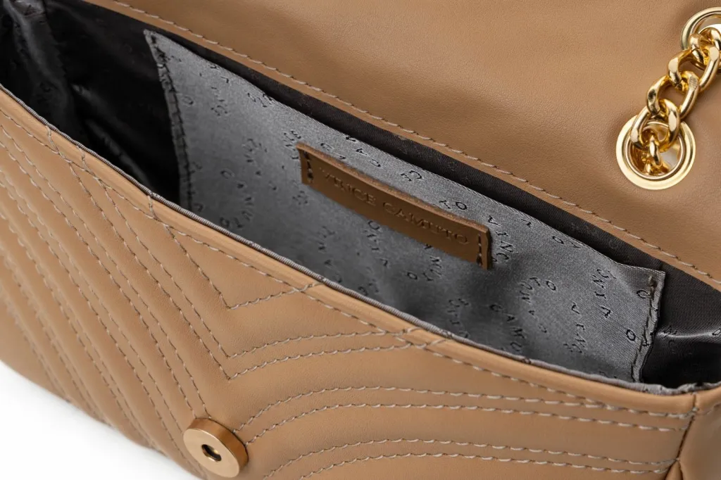 Çantë shpatulle Vince Camuto, Lucca, ngjyrë deve - 5