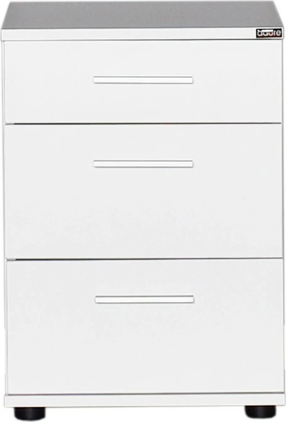 Komodinë Hanah Home, Kmd-530-Bb-1, e bardhë, 3 sirtarë - 4