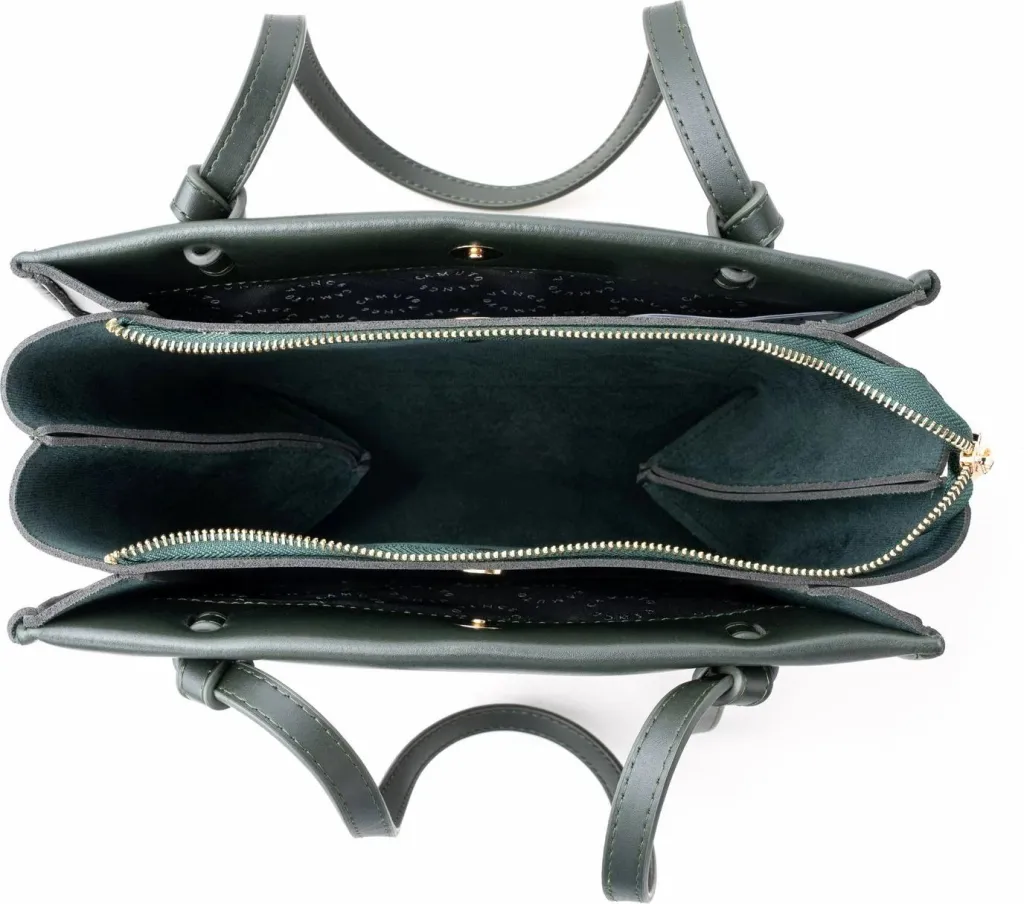 Çantë tote ngjyrë e gjelbër e errët, Vince Camuto, Avellino - 4