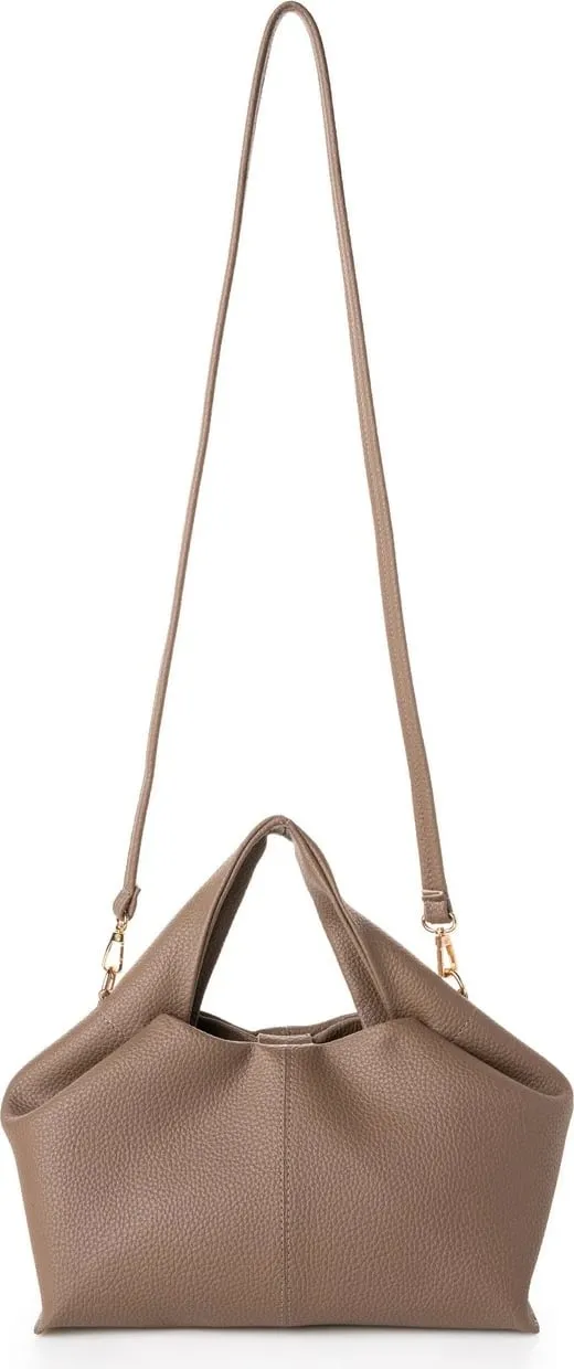 Çantë dore Vince Camuto, ngjyrë mink, Capri - 4