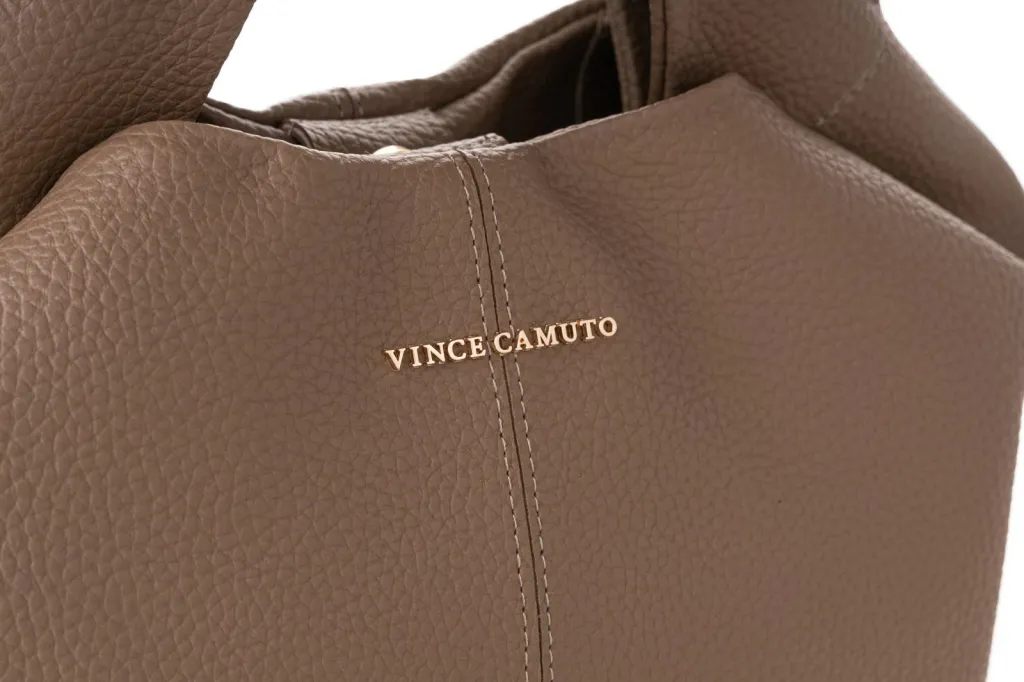 Çantë dore Vince Camuto, ngjyrë mink, Capri - 5