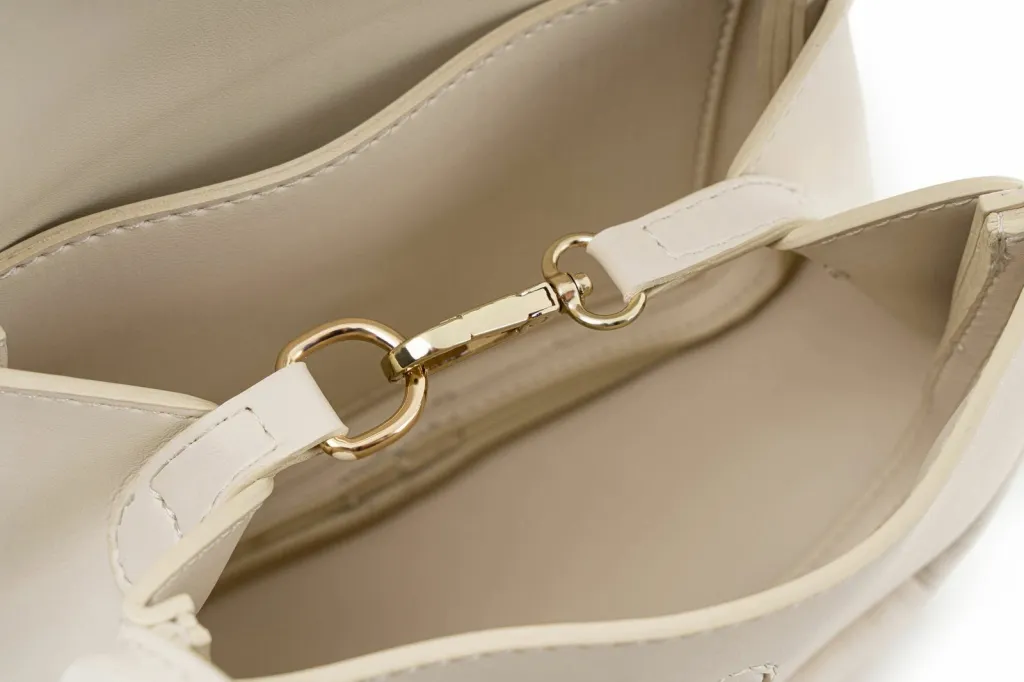 Çantë dore Vince Camuto, Como, krem - 7