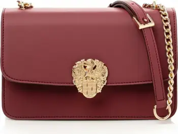 Çantë shpatulle, ngjyrë e kuqe Claret, Vince Camuto Amore
