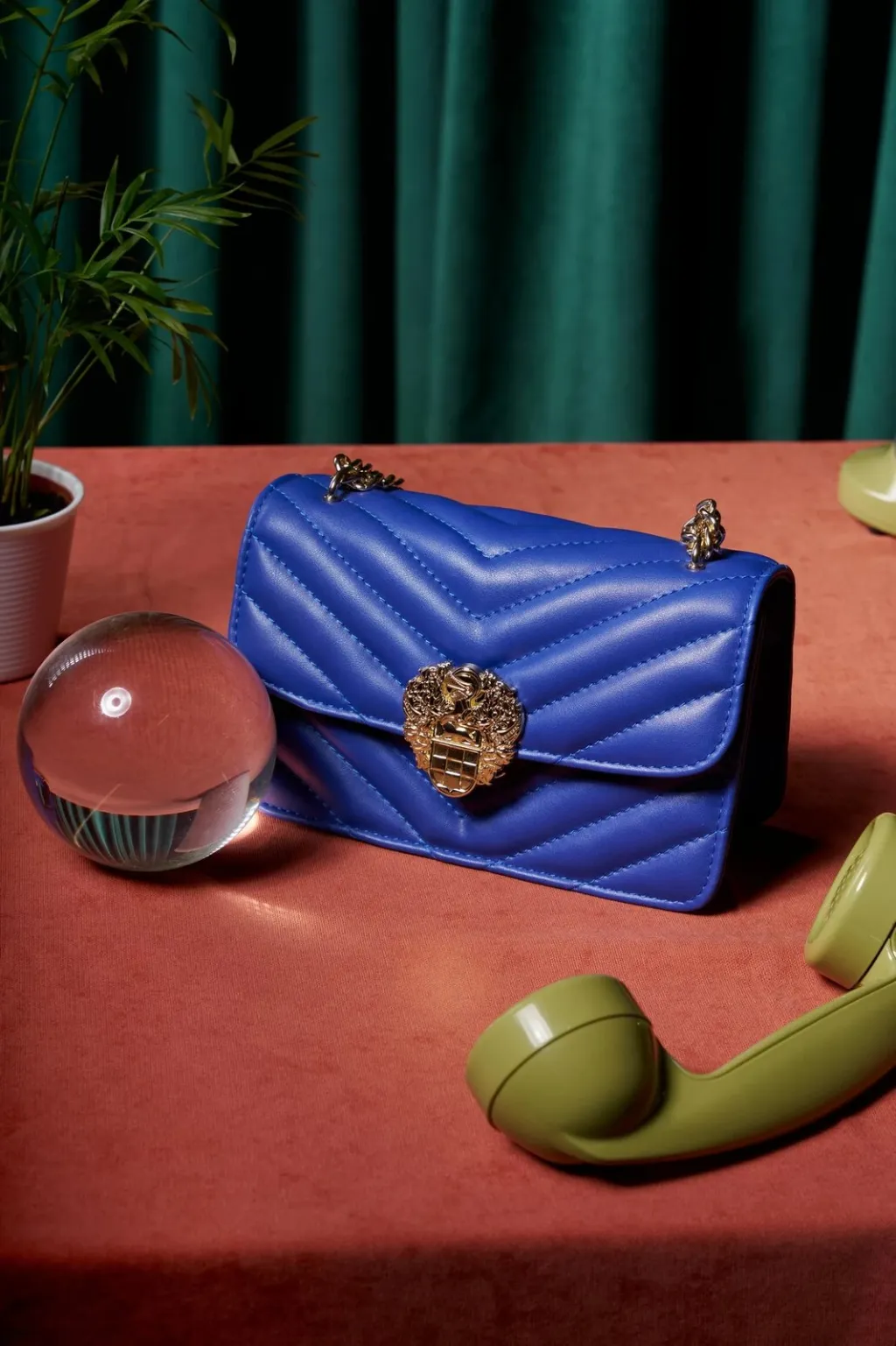 Çantë krahu Vince Camuto, Bella, ngjyrë sax blue - 8