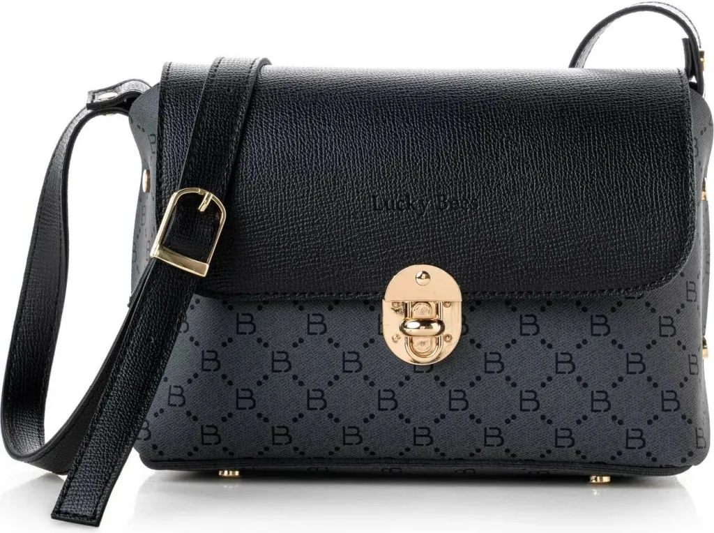 Çantë crossbody Lucky Bees, 1278, e zezë, gri - 1