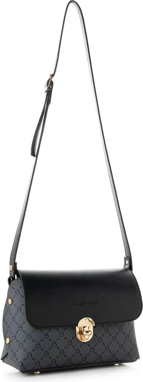 Çantë crossbody Lucky Bees, 1278, e zezë, gri - 3