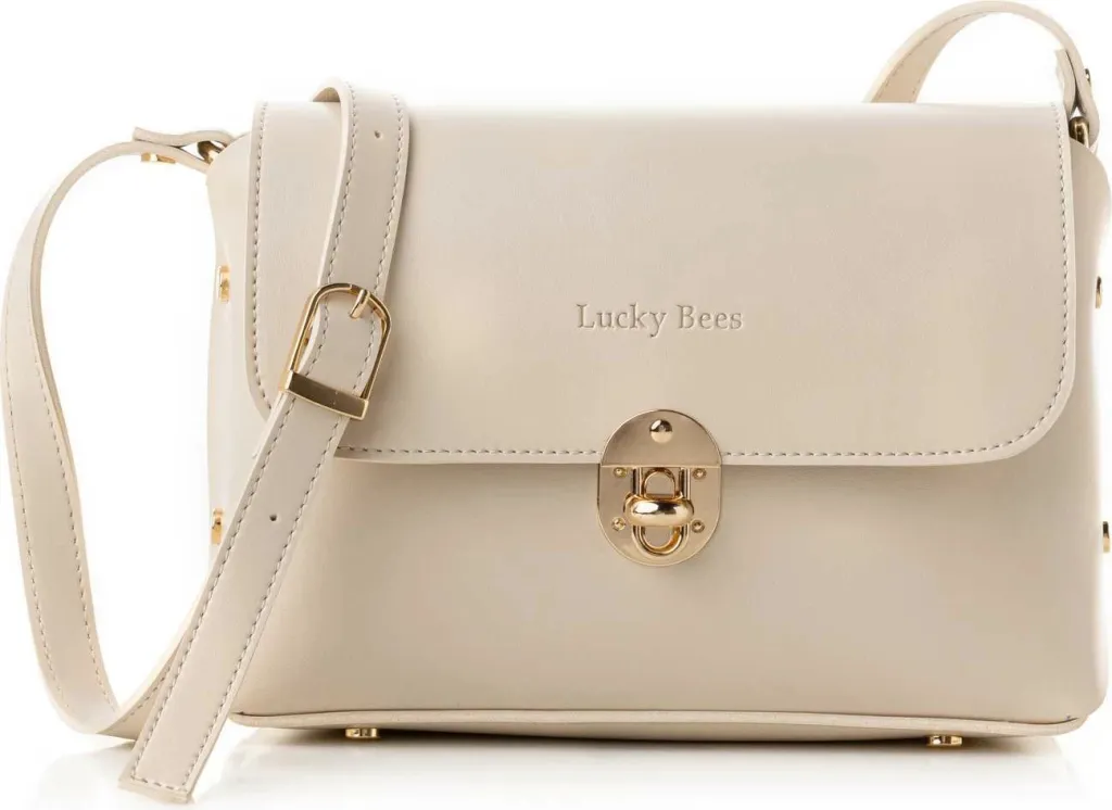 Çantë crossbody Lucky Bees, krem, 1278 - 1
