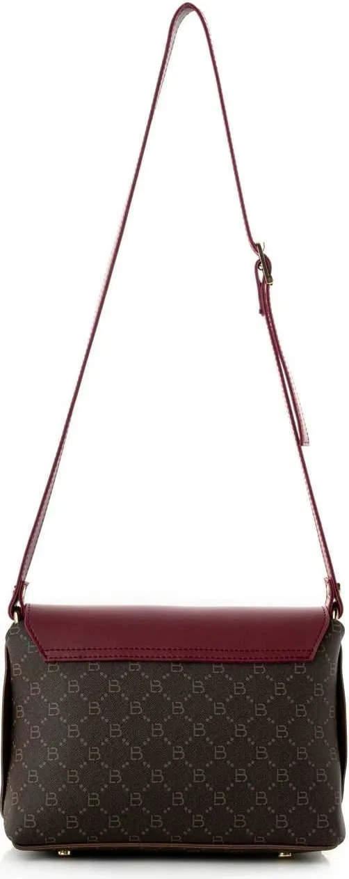 Çantë crossbody Lucky Bees, kafe dhe e kuqe e errët, 1278 - 4
