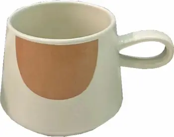 Filxhan Scandi, porcelan Bone China, i bardhë-bezhë, 8x8x8cm