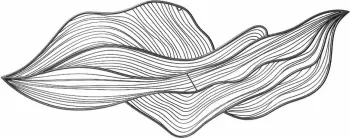 Dekor murale SWIRL, metal, gri mat, 113x4x59 cm