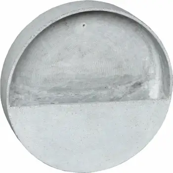 Mbajtëse për bimë aromatike për mur, gur i sinterizuar, gri, 25x25x8cm