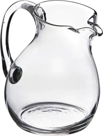 Dekanter qelqi transparent DIVAIR, 16x16x23 cm