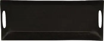 Tabaka DAHLIA për shërbim, alumin i zi, 54x23x4 cm
