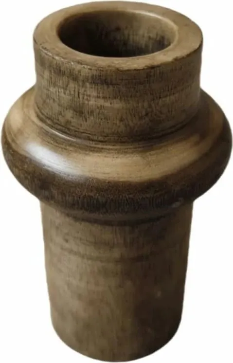 Vazo druri Cedar, 15x15x20cm, ngjyrë kafe - 1