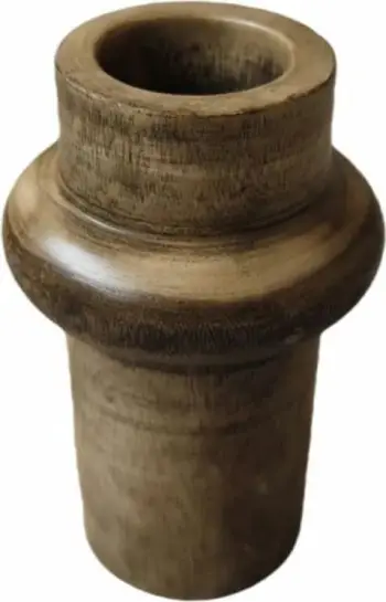 Vazo druri Cedar, 15x15x20cm, ngjyrë kafe