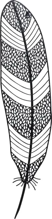 Dekor pendë muri, metal i zi, 22x2x97cm