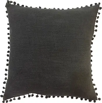 Jastëk dekorativ Bon Bon, material pambuku, ngjyrë gri, 45x45cm