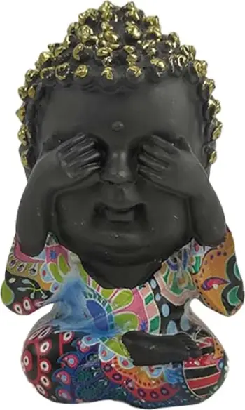 Dekor Budë, shumëngjyrësh, 6x6x10cm, polyresin