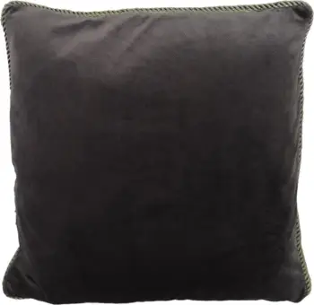 Jastëk dekorativ Solid, kadife, ngjyrë gri, 50x50cm