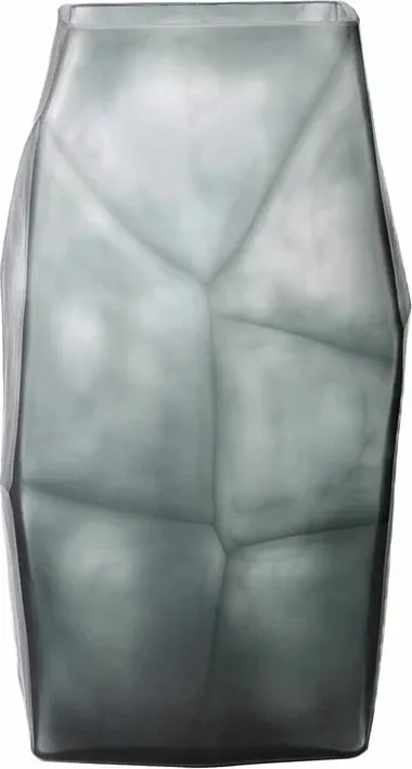 Vazo qelqi gri ROCHE, 17x13x31 cm - 1