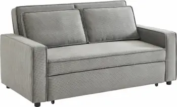 Divan krevat Cubo, 3 vende, ngjyrë gri, 172x90x89cm
